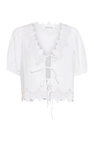 VICTORIA BLOUSE BRIGHT WHITE