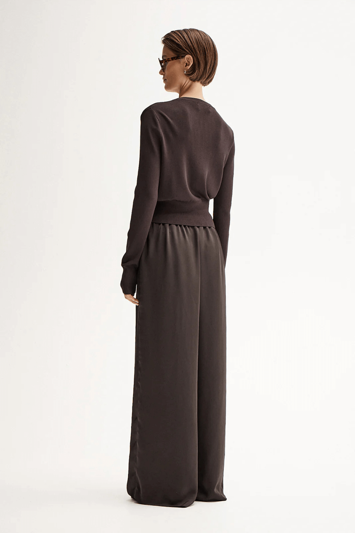 VICTORIA KNIT CARDIGAN CHOCOLATE