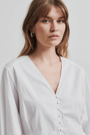 VIKTORIA STUD SHIRT WHITE
