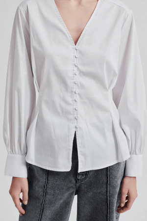 VIKTORIA STUD SHIRT WHITE