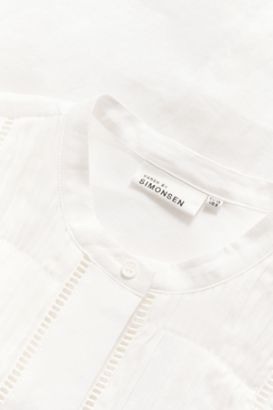 VILDE BLOUSE BRIGHT WHITE