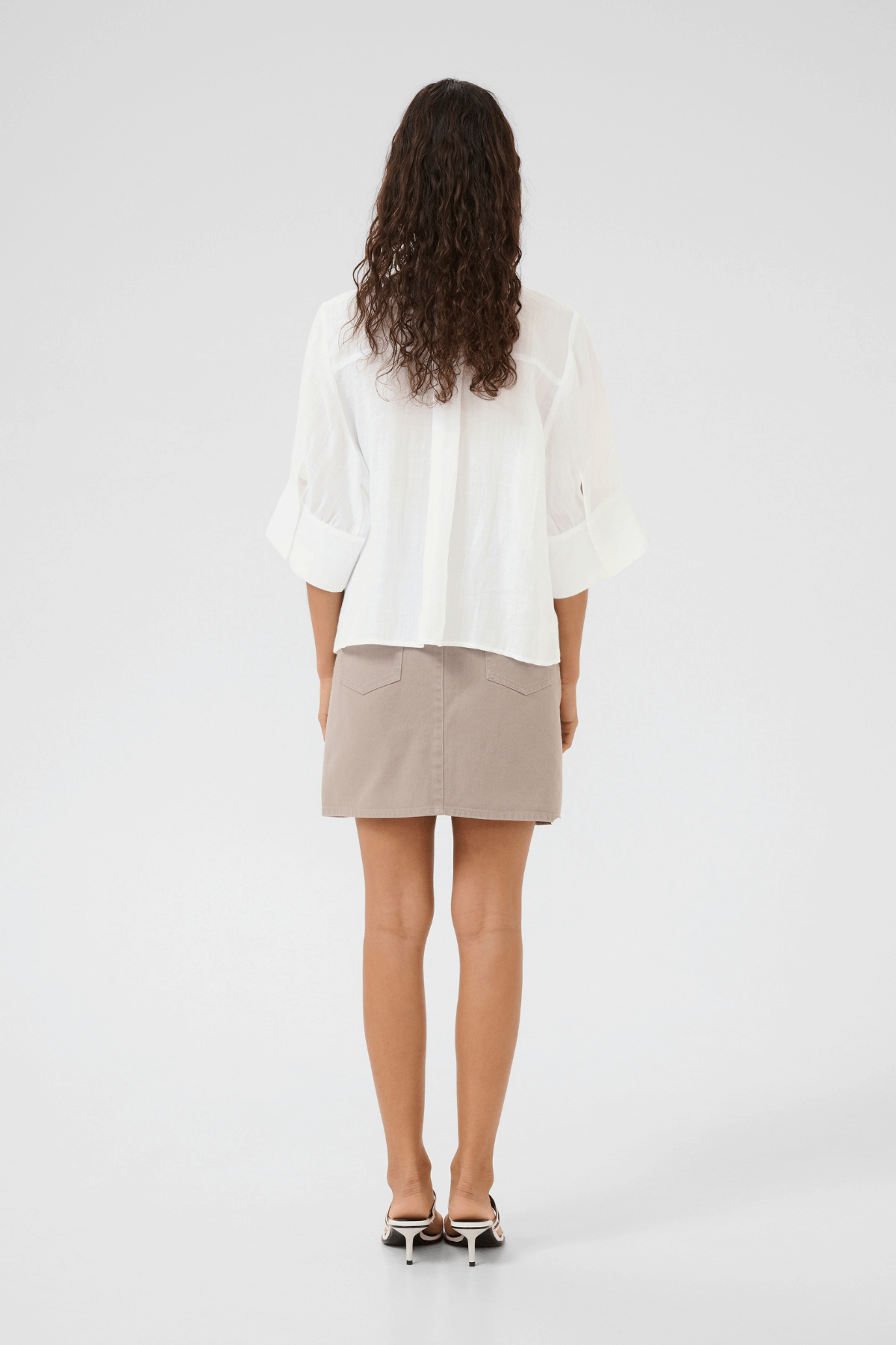 VILDE BLOUSE BRIGHT WHITE