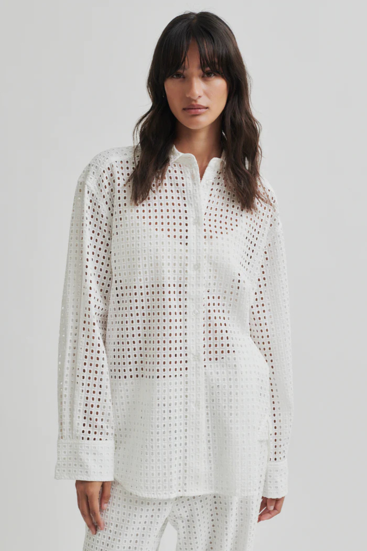 VILLA CHECK SHIRT WHITE