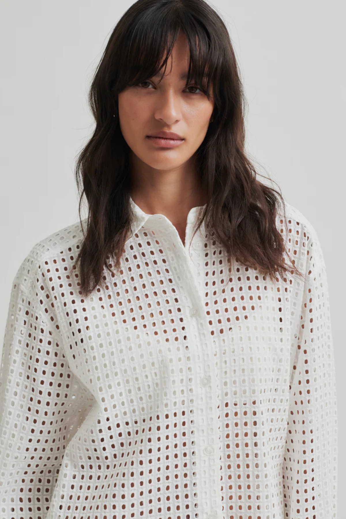 VILLA CHECK SHIRT WHITE