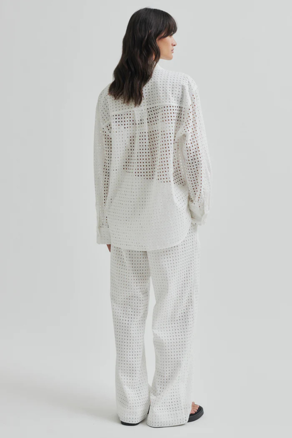 VILLA CHECK SHIRT WHITE
