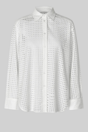 VILLA CHECK SHIRT WHITE