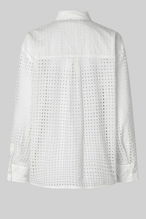 VILLA CHECK SHIRT WHITE