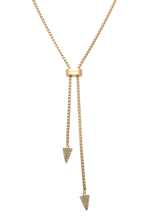 VOLTAGE LARIAT CZ/GOLD