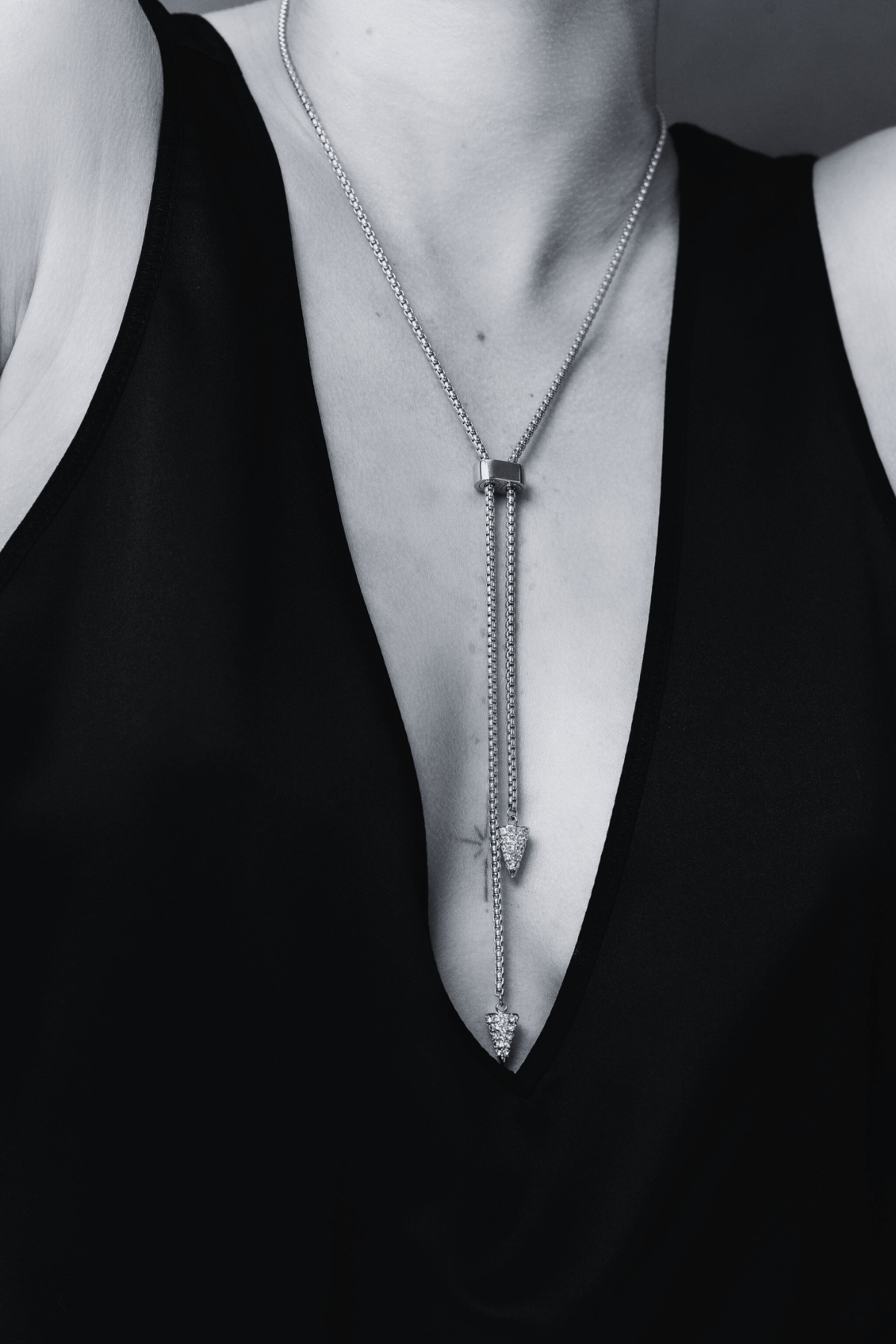 VOLTAGE LARIAT CZ/SILVER