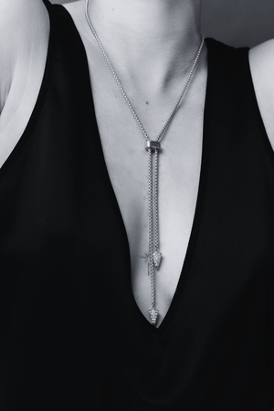 VOLTAGE LARIAT CZ/SILVER