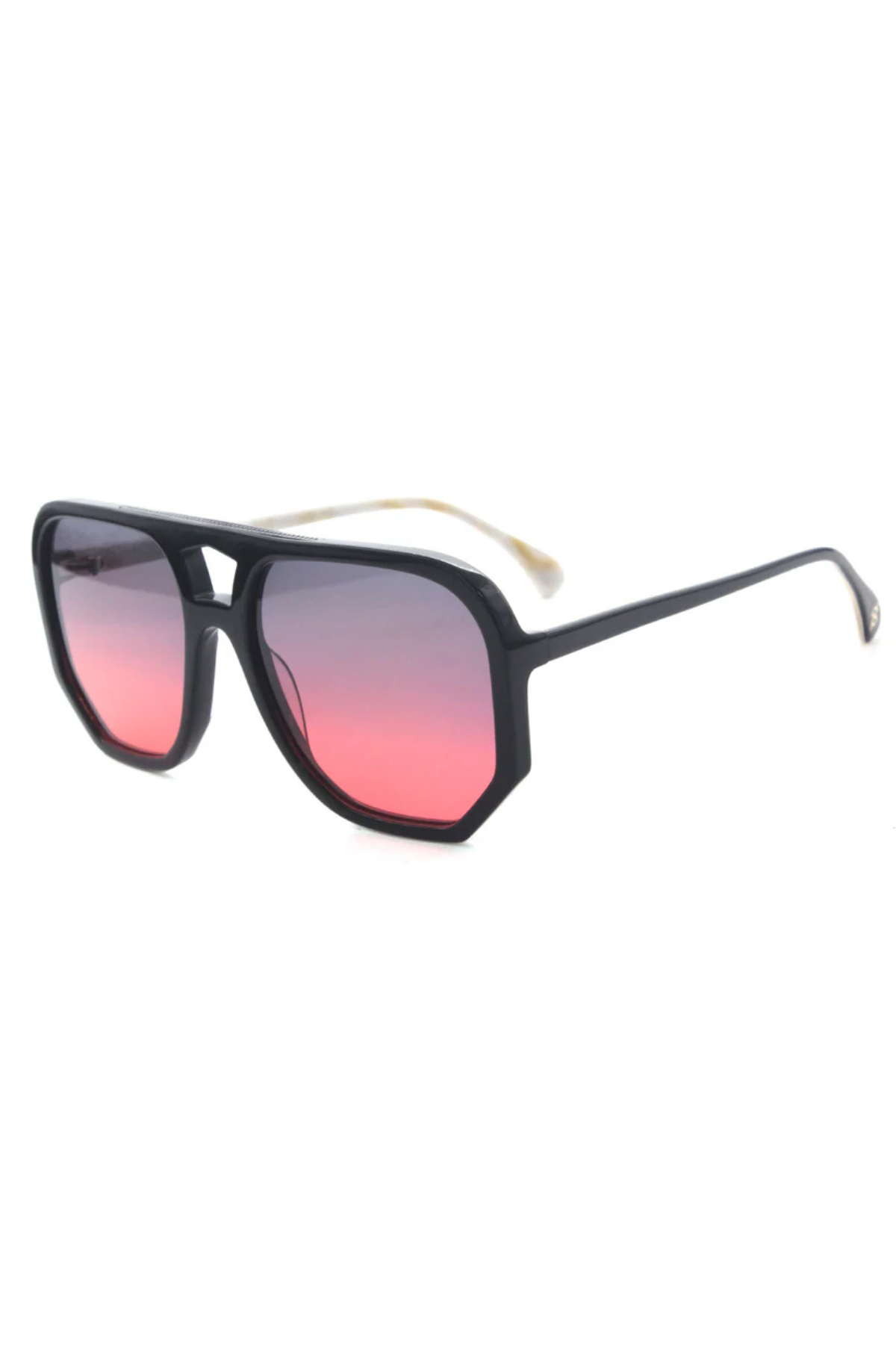 WAGER SUNGLASSES BLACK GREY TO RED