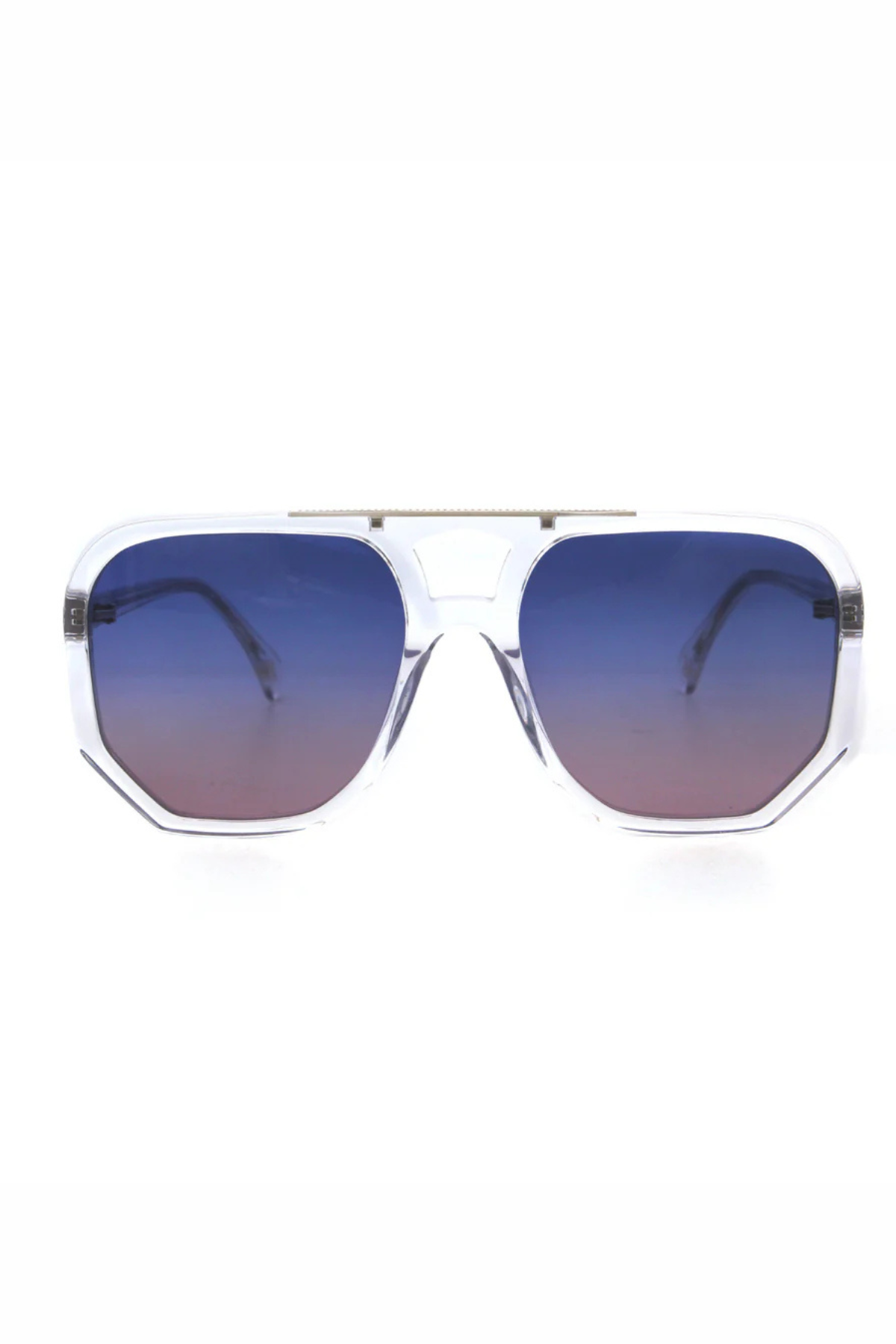 WAGER SUNGLASSES CRYSTAL BLUE TO PURPLE
