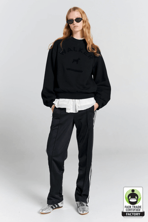 WALKER CREWNECK SWEATSHIRT BLACK