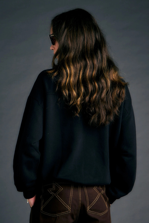 WEATHER SHOP SWEATSHIRT BLACK