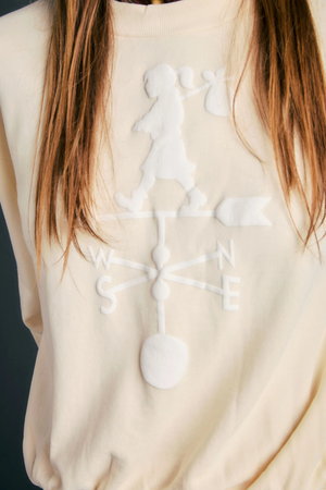WEATHER SHOP SWEATSHIRT ECRU