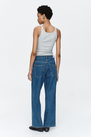 WIDE LEG JEAN HERITAGE BLUE