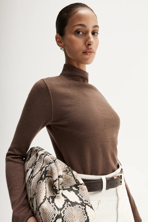 WINNIE KNIT TOP TAN
