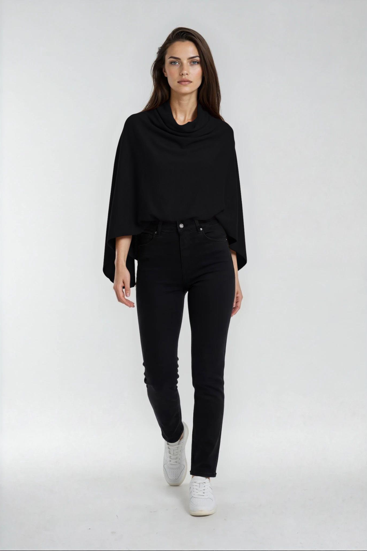 WRAP TOPPER BLACK