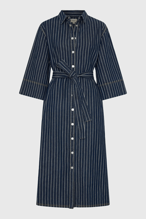 WYATT DENIM DRESS STRIPE