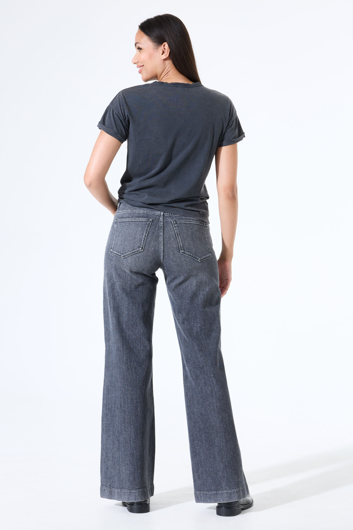 Z0017 LADIES T-SHIRT ANTRACITE