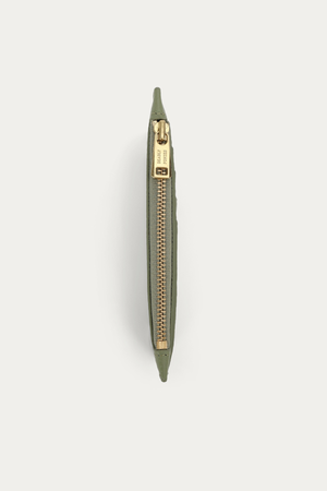 ZIP CARD HOLDER SAGE