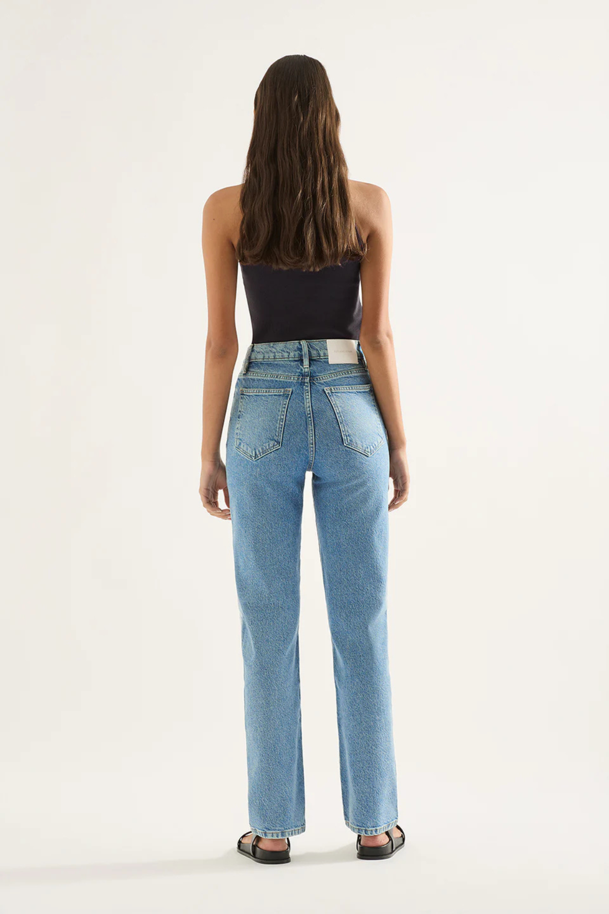 ZOE HIGH STRAIGHT JEAN CADENCE BLUE