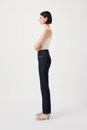 ZOE HIGH STRAIGHT JEAN RINSE