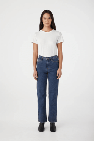ZOE HIGH STRAIGHT JEAN HARBOUR