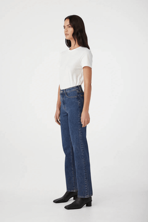 ZOE HIGH STRAIGHT JEAN HARBOUR