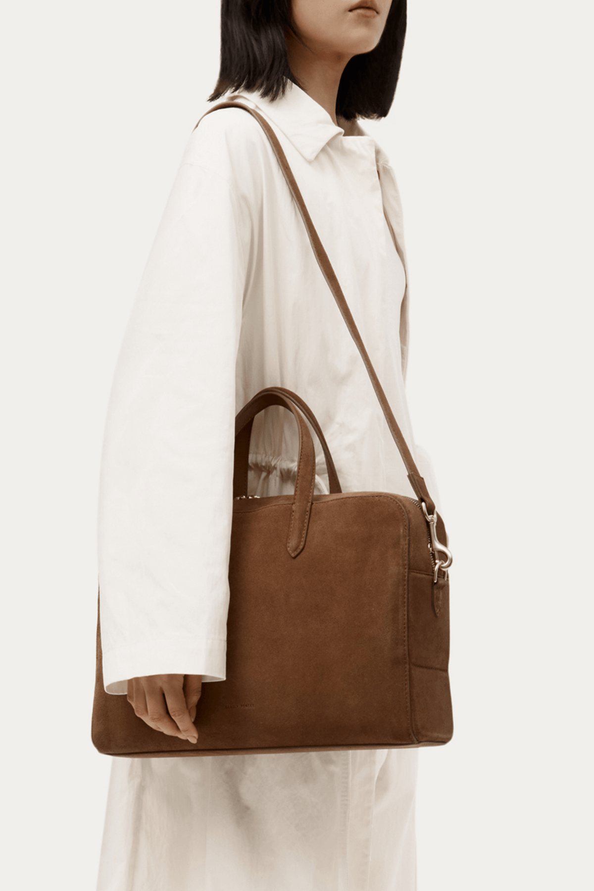 ZORRO BRIEFCASE HAZEL SUEDE