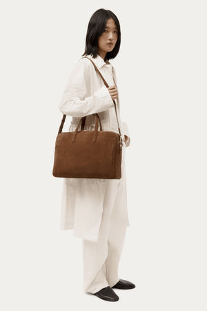 ZORRO BRIEFCASE HAZEL SUEDE