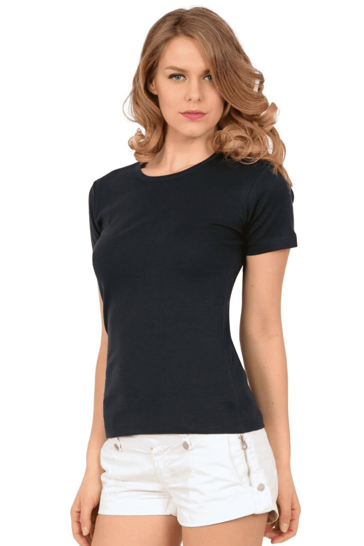 622 CREW NECK TOP BLACK