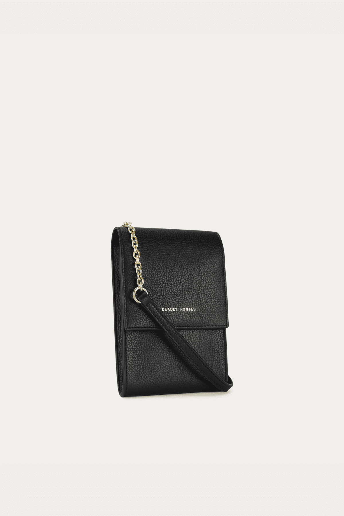 POUCHEROO W CHAIN BLACK W24