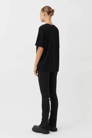 ASHER TEE BLACK/STONE