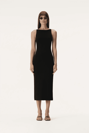 FLETCHER KNIT DRESS BLACK