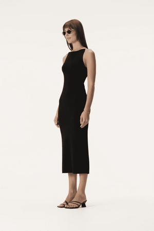 FLETCHER KNIT DRESS BLACK