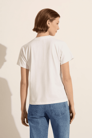 GOOD FOR HUMANITY TEE WHITE/ARMY JANE
