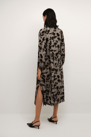 KALINKA LONG DRESS WALNUT