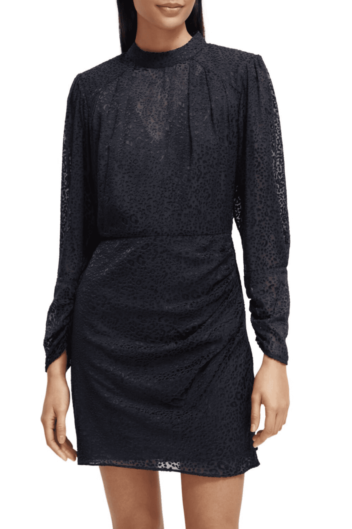 MOCKNECK MINI DRESS NIGHT