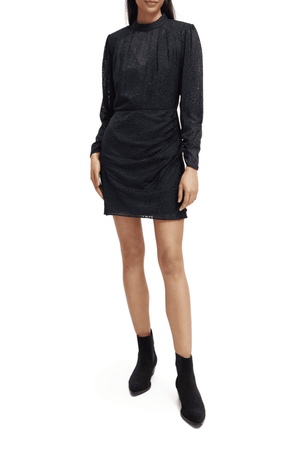 MOCKNECK MINI DRESS NIGHT