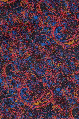 NISHA MINI DRESS RETROGRADE PAISLEY