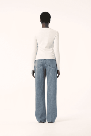 NOLA LONG SLEEVE TOP WHITE