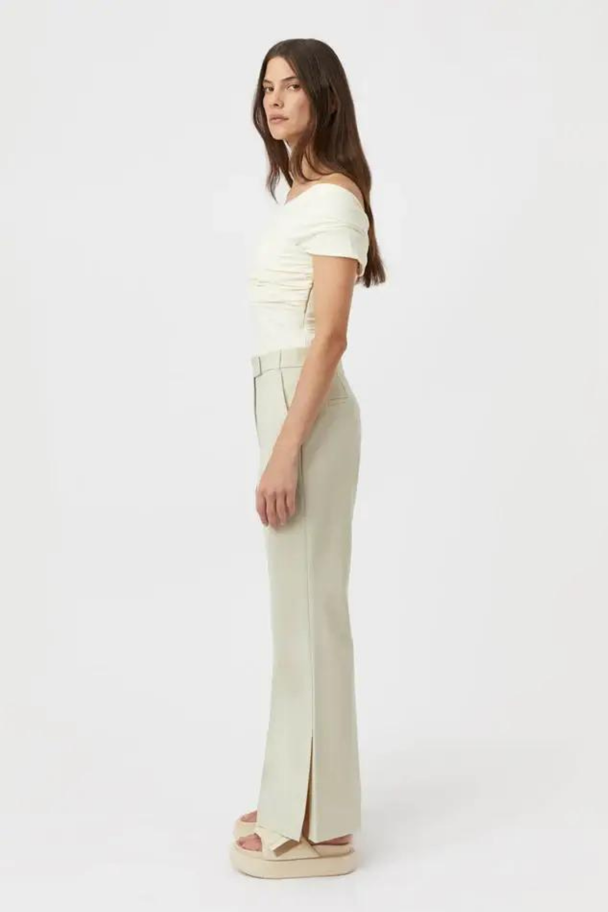PETRA CROPPED PANT PALE PISTACHIO