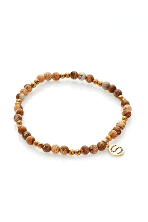 SEQUENCE BRACELET JASPER/GOLD