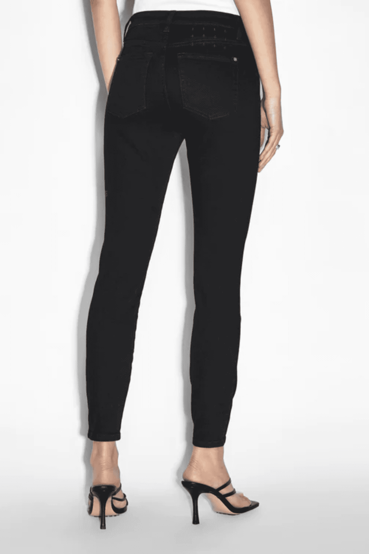 SPRAY ON JET BLACK JEAN