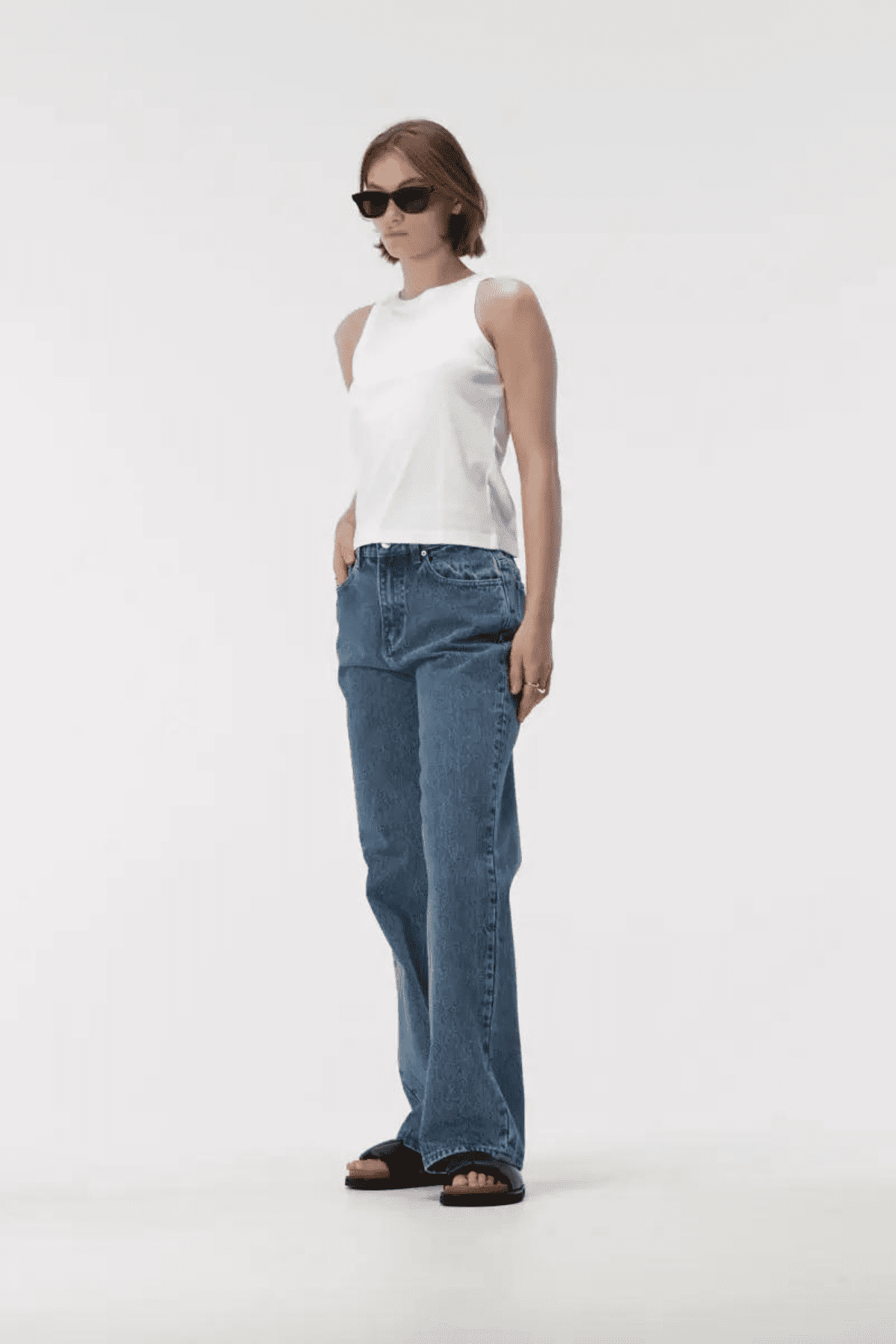 ZOE TANK WHITE