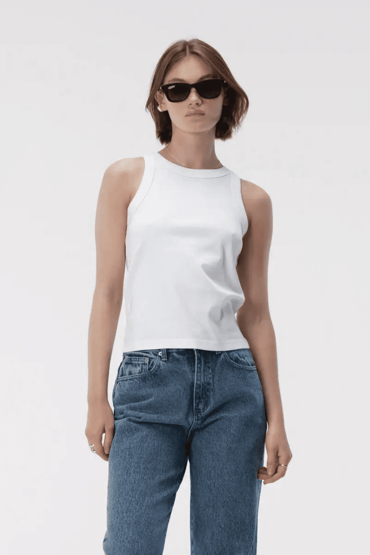 ZOE TANK WHITE